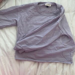 Target brand cropped lilac sweatshirt. Light weight.